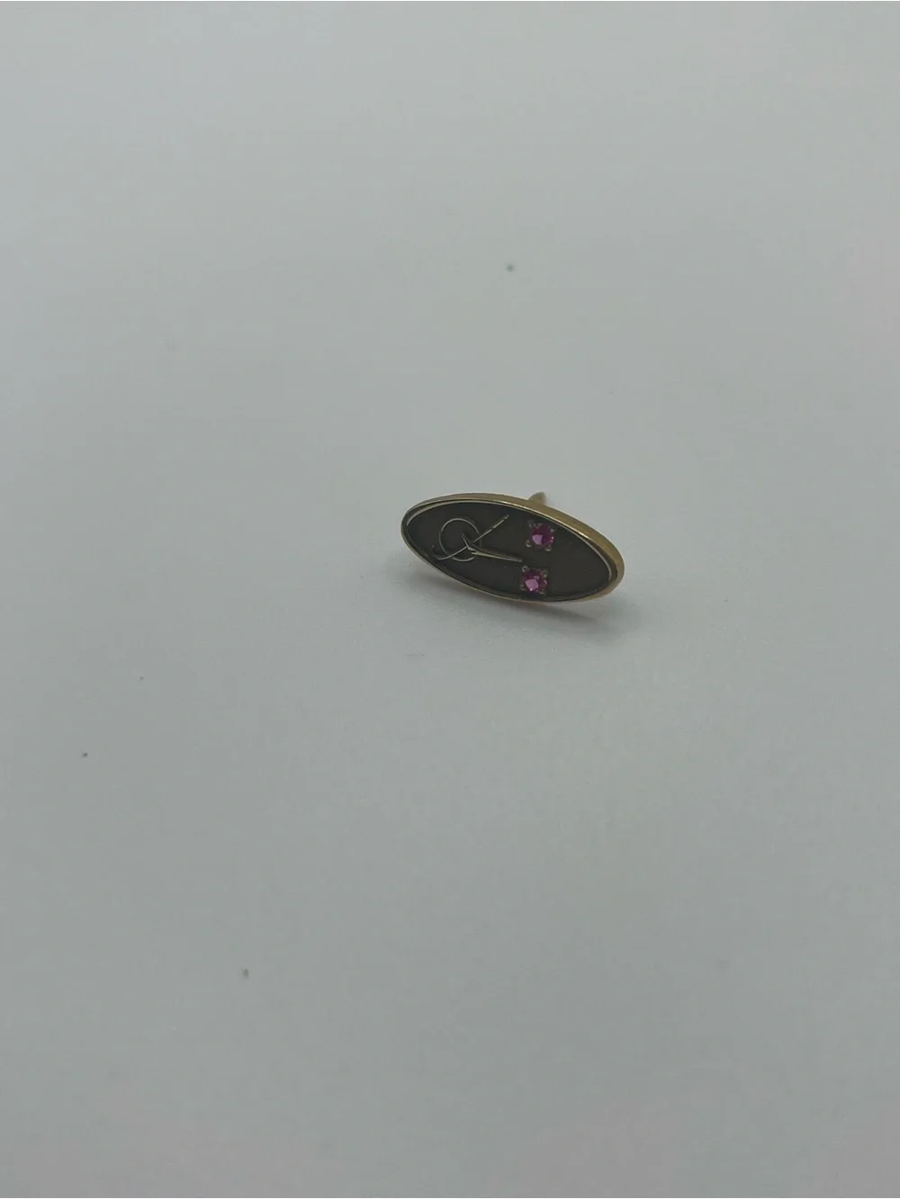 Vintage McDonnell Douglas Gold and Ruby 15 Year Service Pin